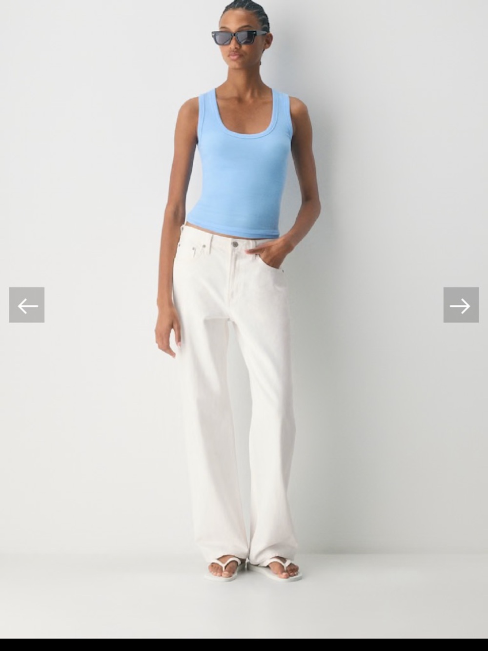 Aritzia Homestretch Rib Vinyl Scoopneck Tank